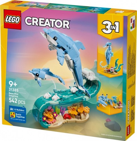 Klocki creator 31385 zwierzęta morskie: piękny delfin