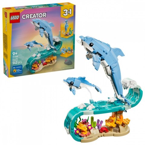 Klocki creator 31385 zwierzęta morskie: piękny delfin