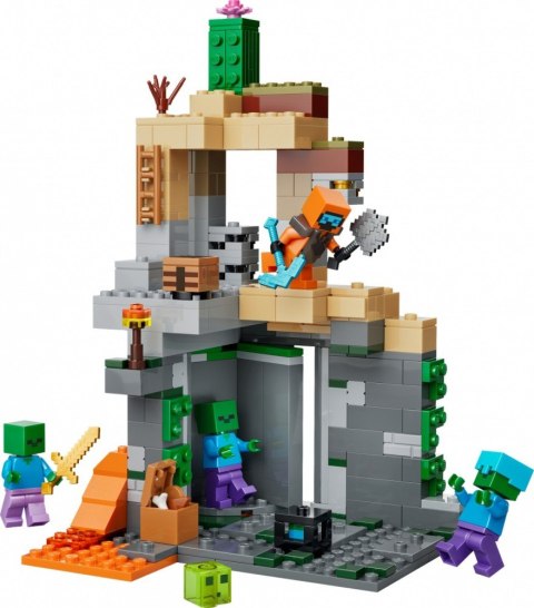 Klocki minecraft 21587 loch zombie