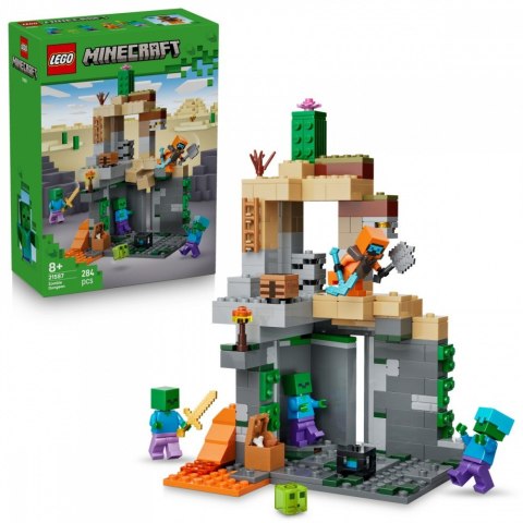 Klocki minecraft 21587 loch zombie