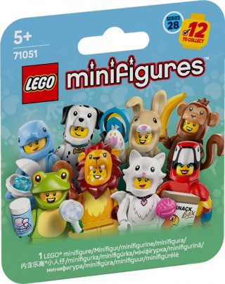 Klocki minifigures 71051 minifigurki seria 28 - zwierzęta (sztuka)