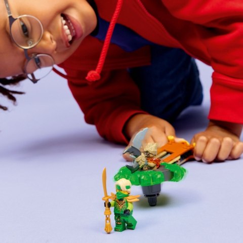 Klocki ninjago 71850 lloyd kontra ziemny potwór na spinnerze