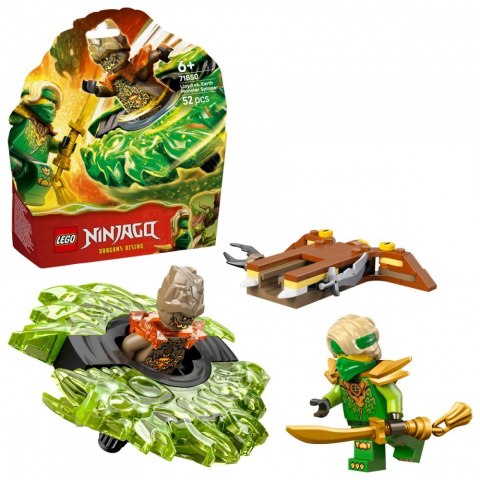 Klocki ninjago 71850 lloyd kontra ziemny potwór na spinnerze
