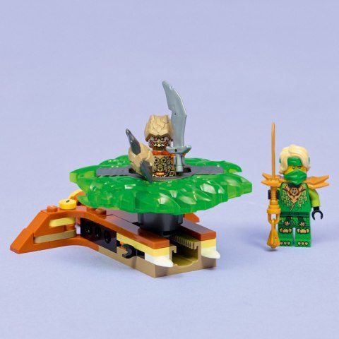 Klocki ninjago 71850 lloyd kontra ziemny potwór na spinnerze