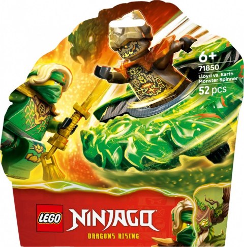 Klocki ninjago 71850 lloyd kontra ziemny potwór na spinnerze