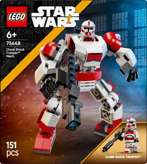 Klocki star wars 75448 mech klona shock troopera