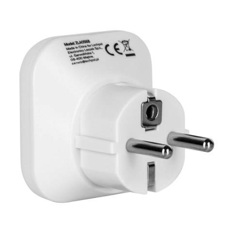 Adapter podróżny wtyk PL - gn.UK/USA/CN/Australia