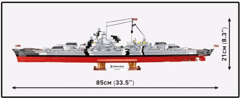 Klocki battleship bismarck 3204 klocków