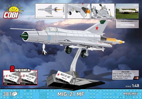 Klocki mig-21 mf 381 klocków