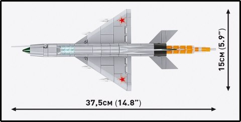 Klocki mig-21 mf 381 klocków