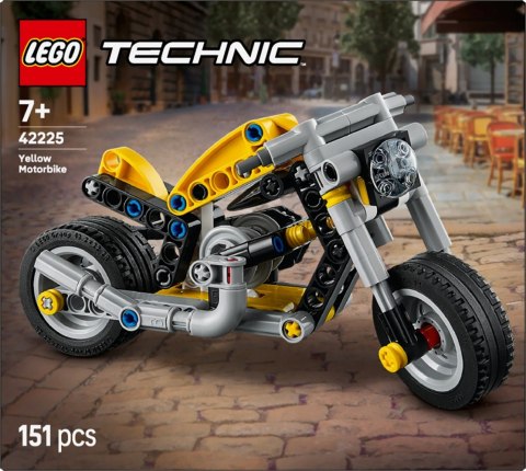 Klocki technic 42225 Żółty motocykl