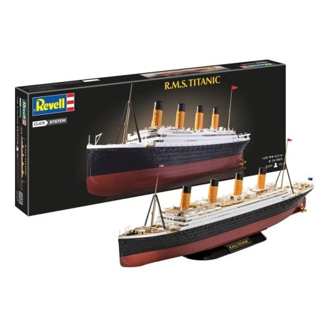 Model plastikowy statek rms titanic ec multicolor 1:600