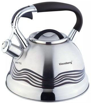 Czajnik tradycyjny, 3l inox klausberg