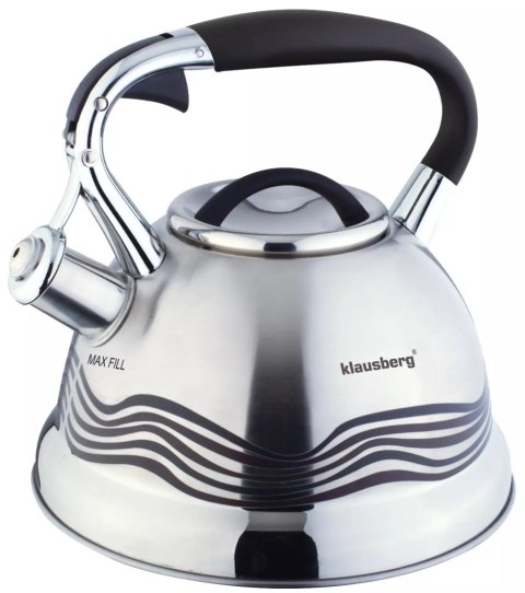 Czajnik tradycyjny, 3l inox klausberg