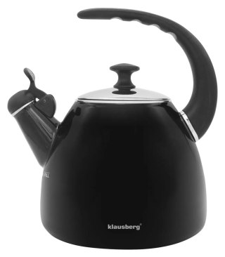 Czajnik tradycyjny, emaliowany 2,8l czarny klausberg