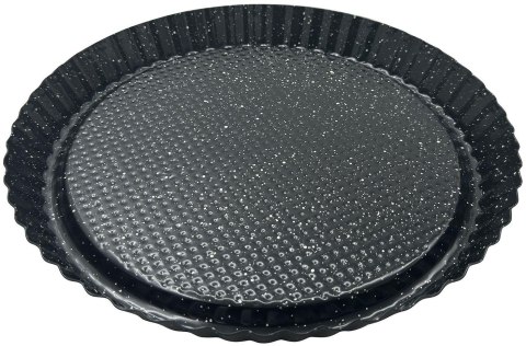 Forma do tarty, metalowa, z powłoką nieprzywieralną, czarna, średnica 28 cm klausberg, kb-7836