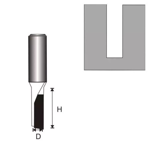 Frez rowkujący 1-płytk.t8 d3,96 h11mm