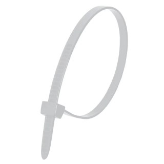 Nylonowe opaski zaciskowe białe 4,8x200mm (100szt.)
