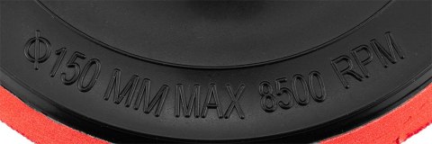 Tarcza mocująca z rzepem 150 mm x 8 mm, gwint M14