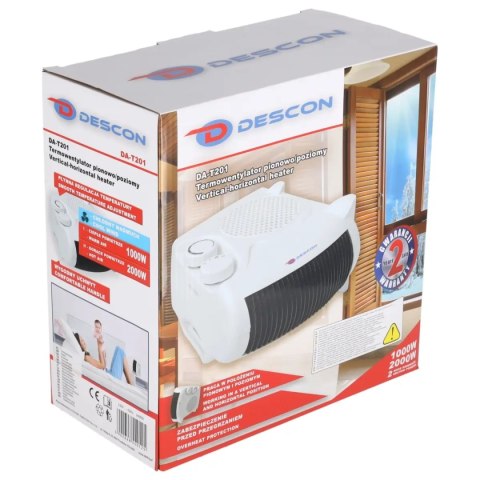 Termowentylator pionowo-poziomy 2000w