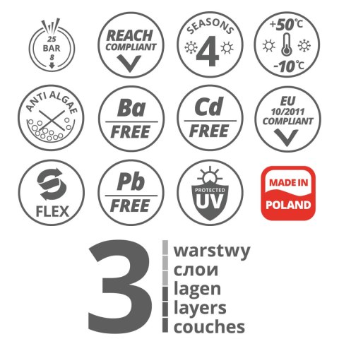 Wąż ogrodowy Vartco Light Plus 1" 20m