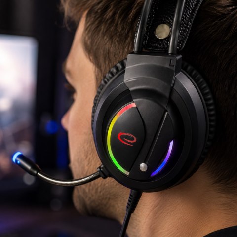 EGH470 Esperanza słuchawki z mikrofonem gaming nightshade