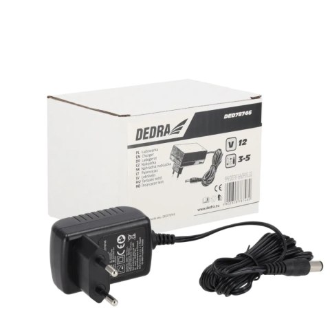 Ładowarka 3-5h, 12v do ded7874, karton