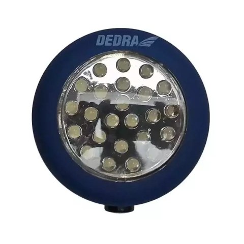 Latarka 24 led okrągła z bateriami