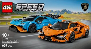 Klocki speed champions 77238 lamborghini revuelto i huracan sto