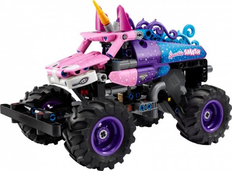 Klocki technic 42220 monster jam sparkle smash z napędem typu pull-back
