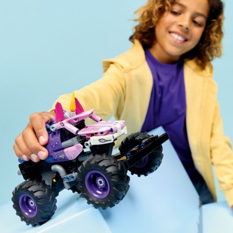 Klocki technic 42220 monster jam sparkle smash z napędem typu pull-back