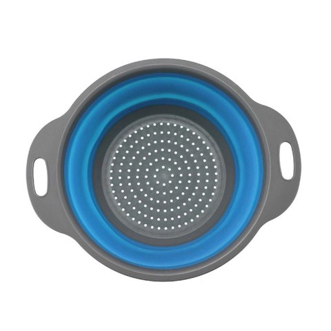 AG659J Durszlak silik. składany 2szt blu