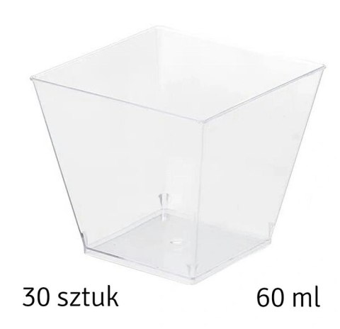 AG722 Pucharki do deserów 60ml 30szt