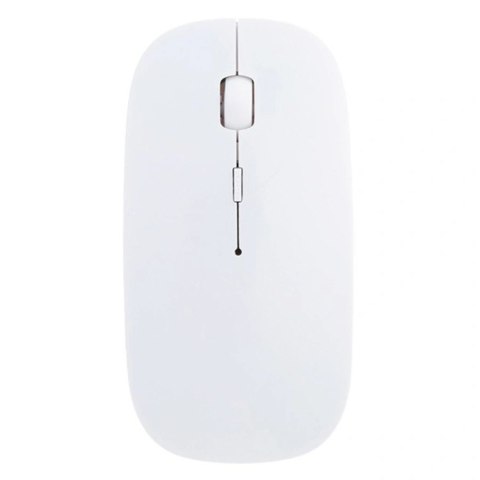 AK278D Mysz optyczna slim bezprz. biała