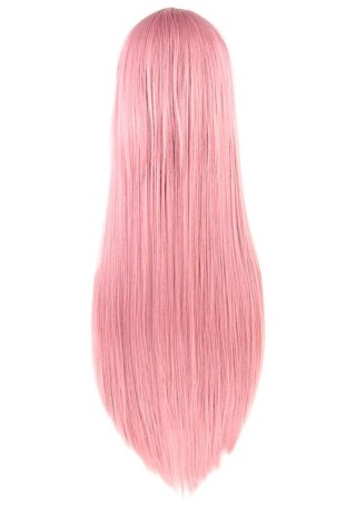BQ3D Peruka włosy 80cm różowe cosplay