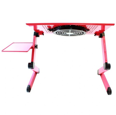 SL7B Stolik pod laptopa chłodzący pink