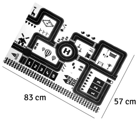 ZA305B Mata podłogowa do zabawy 83x57