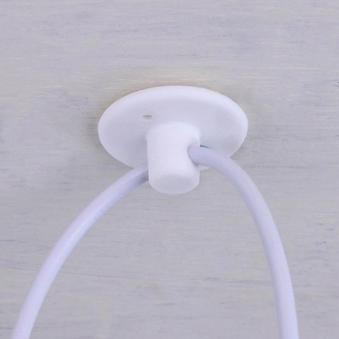ZD74B Lampa sufitowa 6 ramion biała