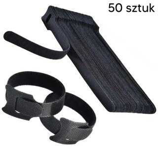 DA137 Opaski zaciskowe na rzep do kabli 50szt