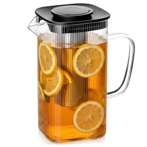 DZBANEK SZKLANY 1,5L Z ZAPARZACZEM DO HERBATY ZIÓŁ 259756