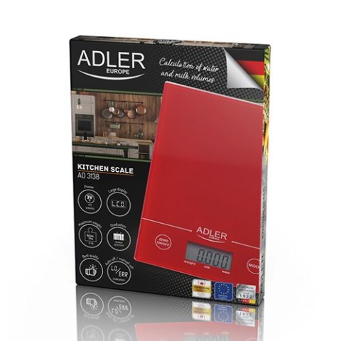 AD 3138 red Waga kuchenna