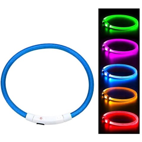 DA269A Obroża świecąca led reg. rgb