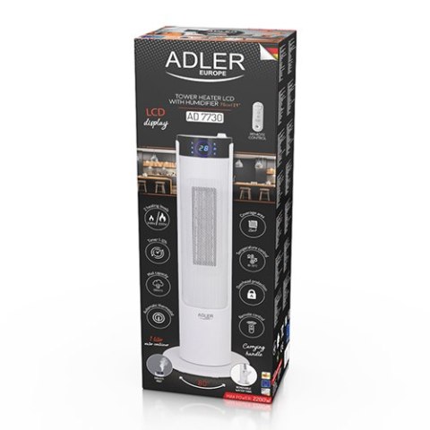 AD 7730 Grzejnik kolumnowy lcd z nawilżaczem 75cm / 29"