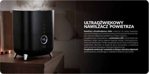 AD 7972 black Nawilżacz ultradźwiękowy led