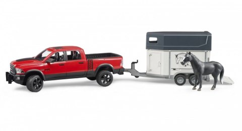 Auto ram 2500 power wagon z przyczepą do przewozu koni
