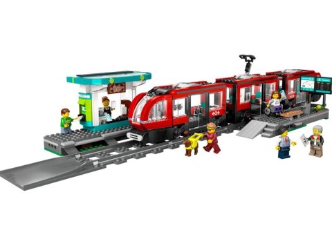 Klocki city 60423 tramwaj miejski ze stacją