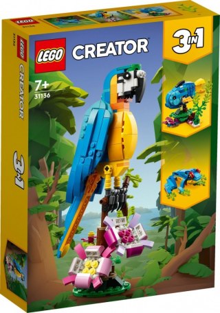 Klocki creator 31136 egzotyczna papuga