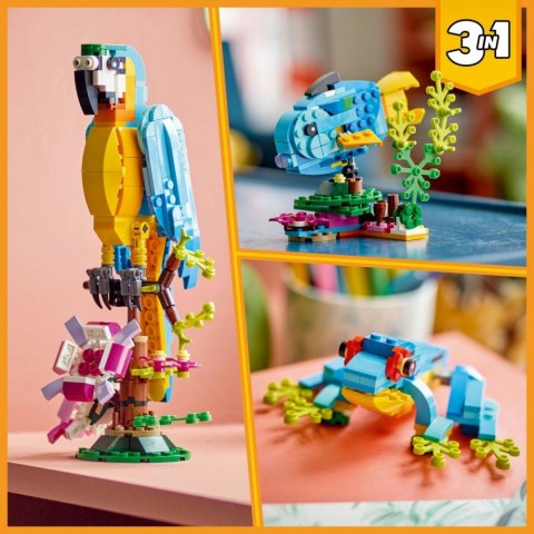 Klocki creator 31136 egzotyczna papuga