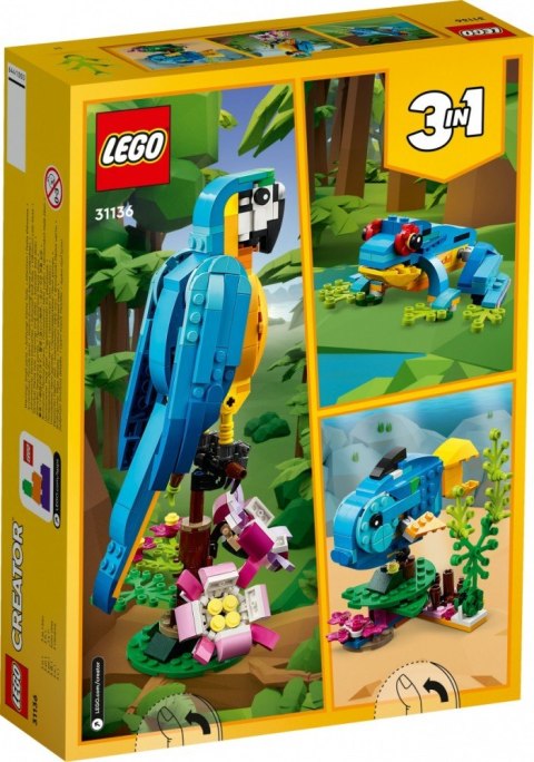 Klocki creator 31136 egzotyczna papuga