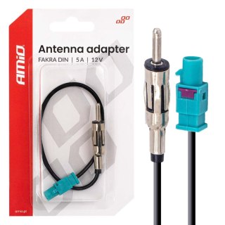 Adapter antenowy fakra din 5a 12v amio-04443